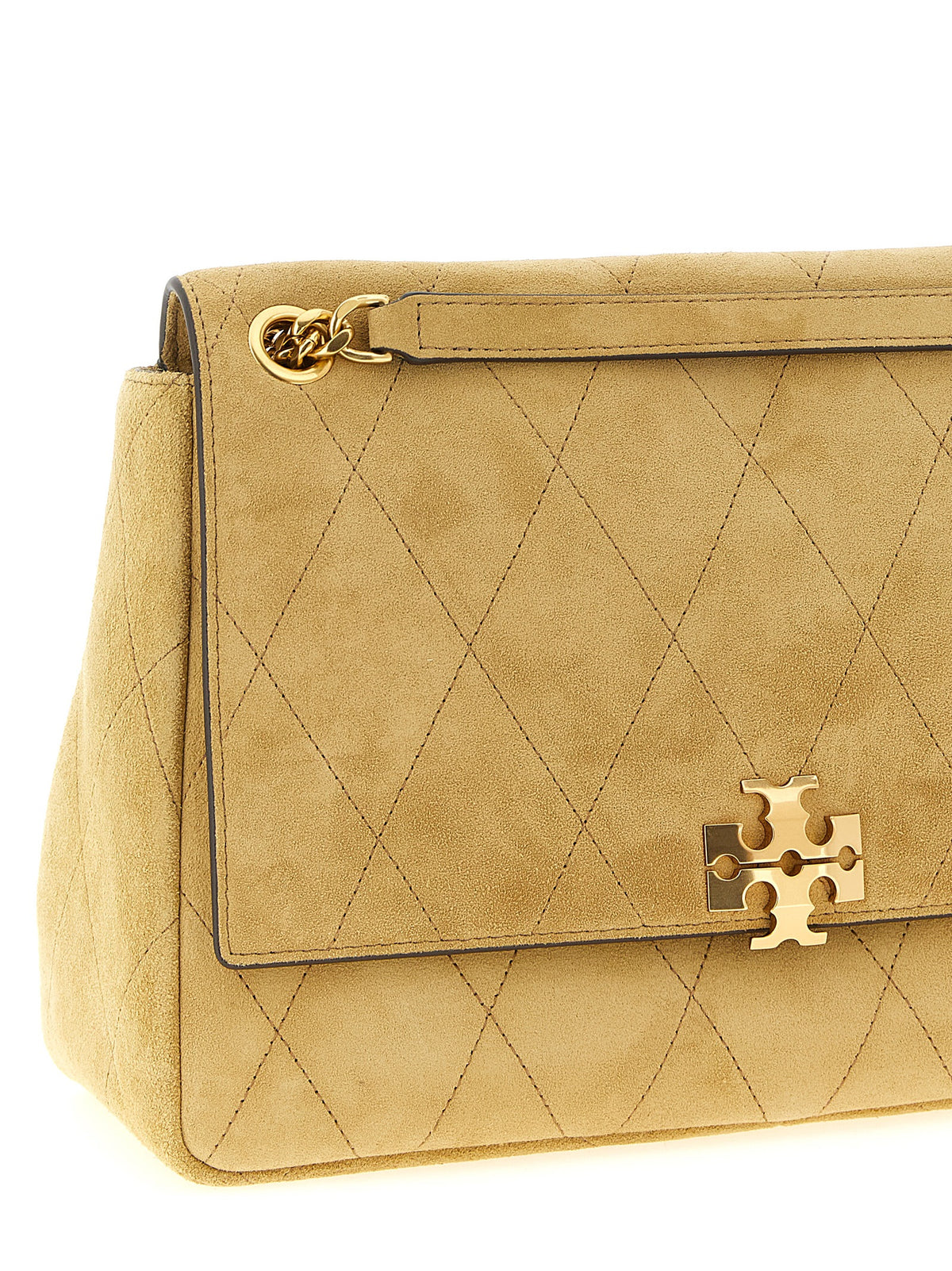 Tory Burch Beige Calfskin Shoulder Bag - view 3