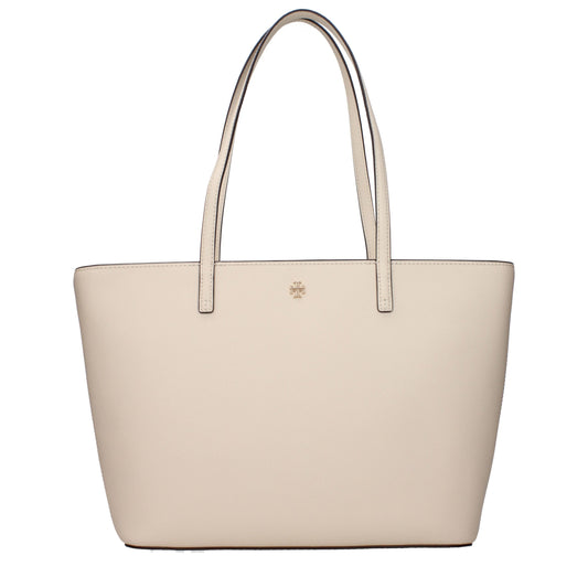 Tory Burch Beige Leather Shoulder Bag - YSONA