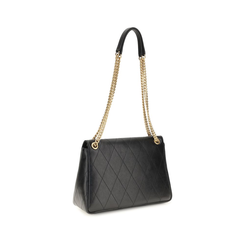 Tory Burch Black Calf Leather Bos Taurus Shoulder Bag - view 3