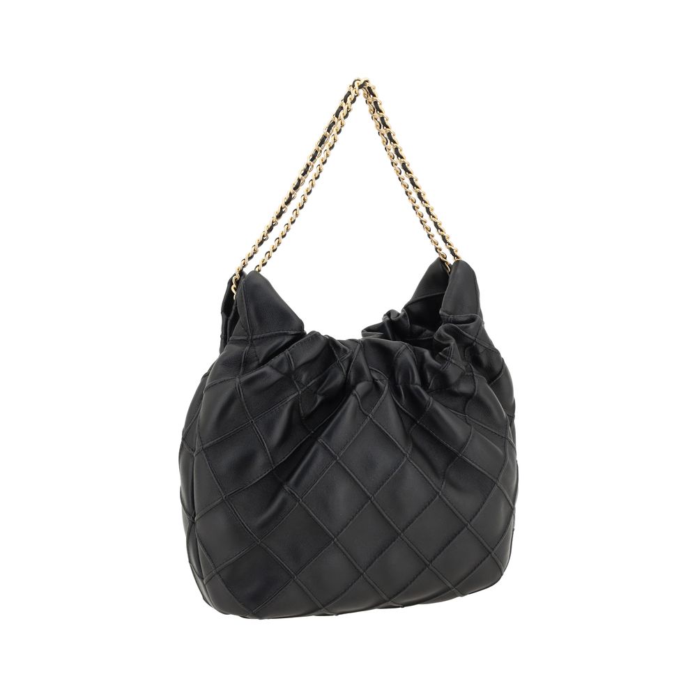 Tory Burch Black Lamb Ovis Aries Shoulder Bag - view 3