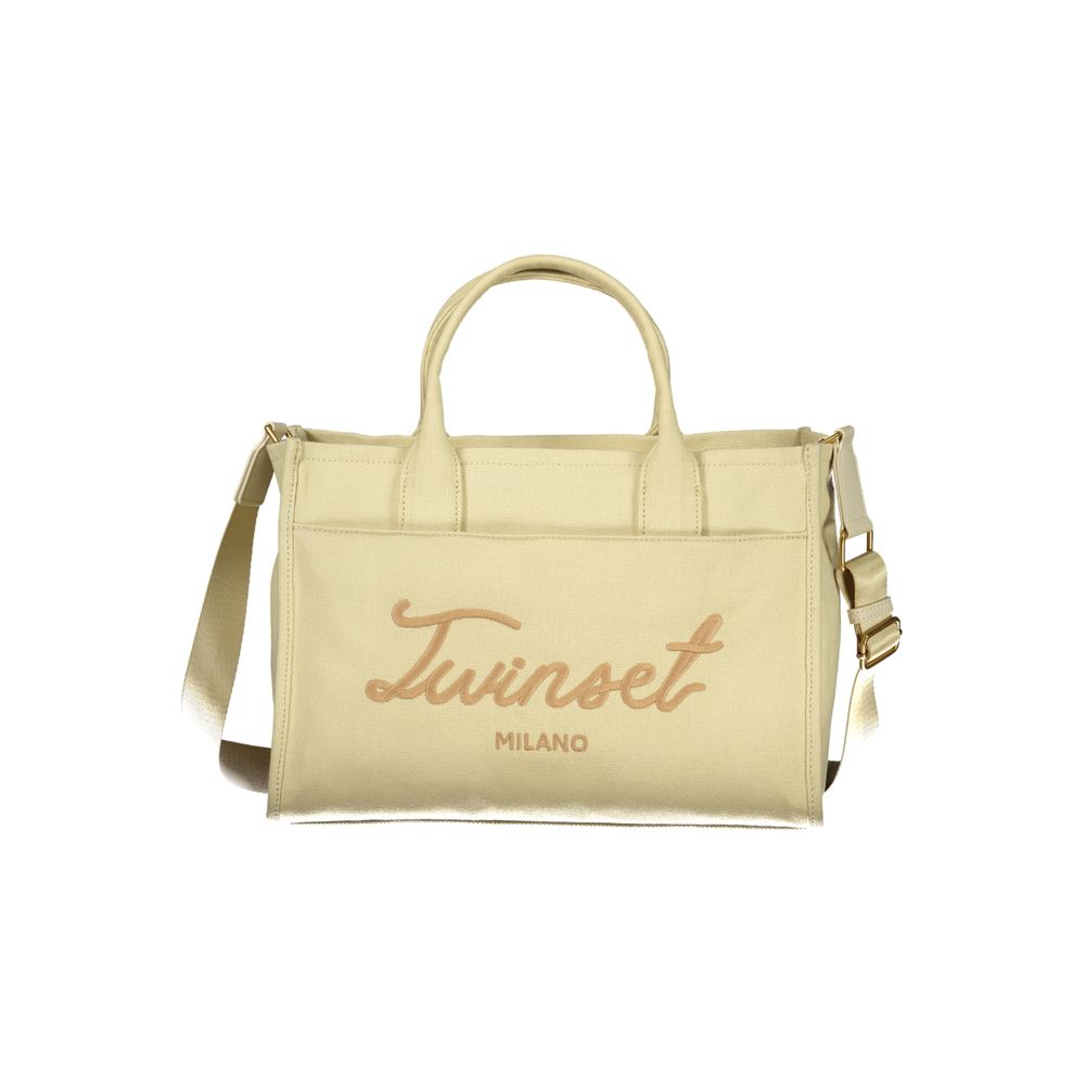 Twinset Beige Cotton Women Tote - YSONA