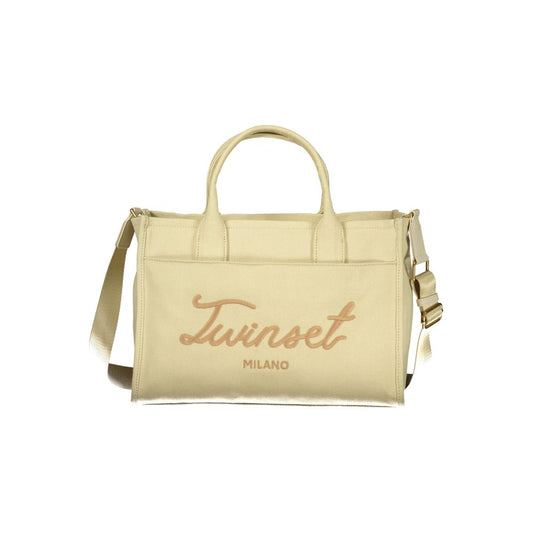 Twinset Beige Cotton Women Tote - YSONA
