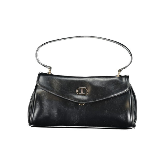 Twinset Black Polyurethane Women Handbag - YSONA