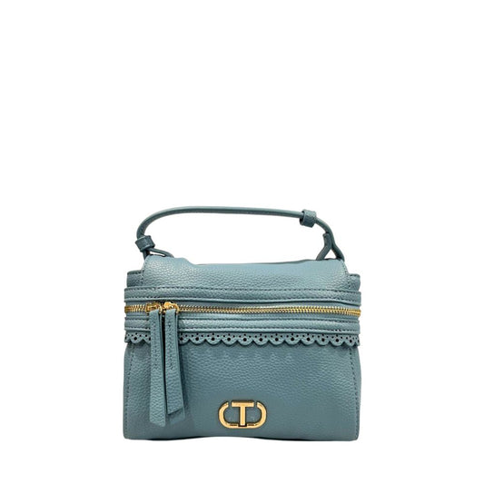 Twinset Blue PU Women Handbag - YSONA