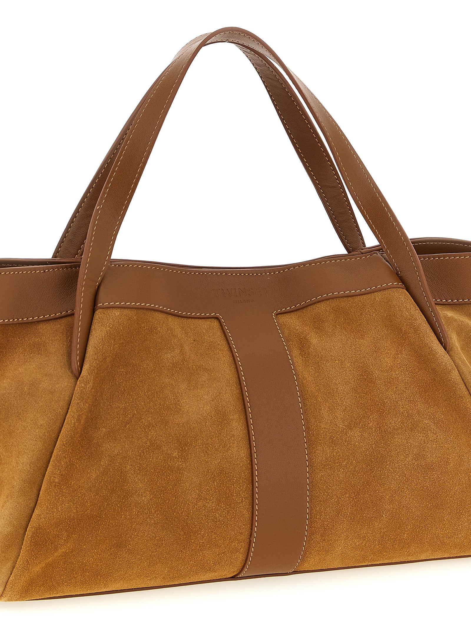 Twinset Brown Polyethylene Shoulder Bag - view 3