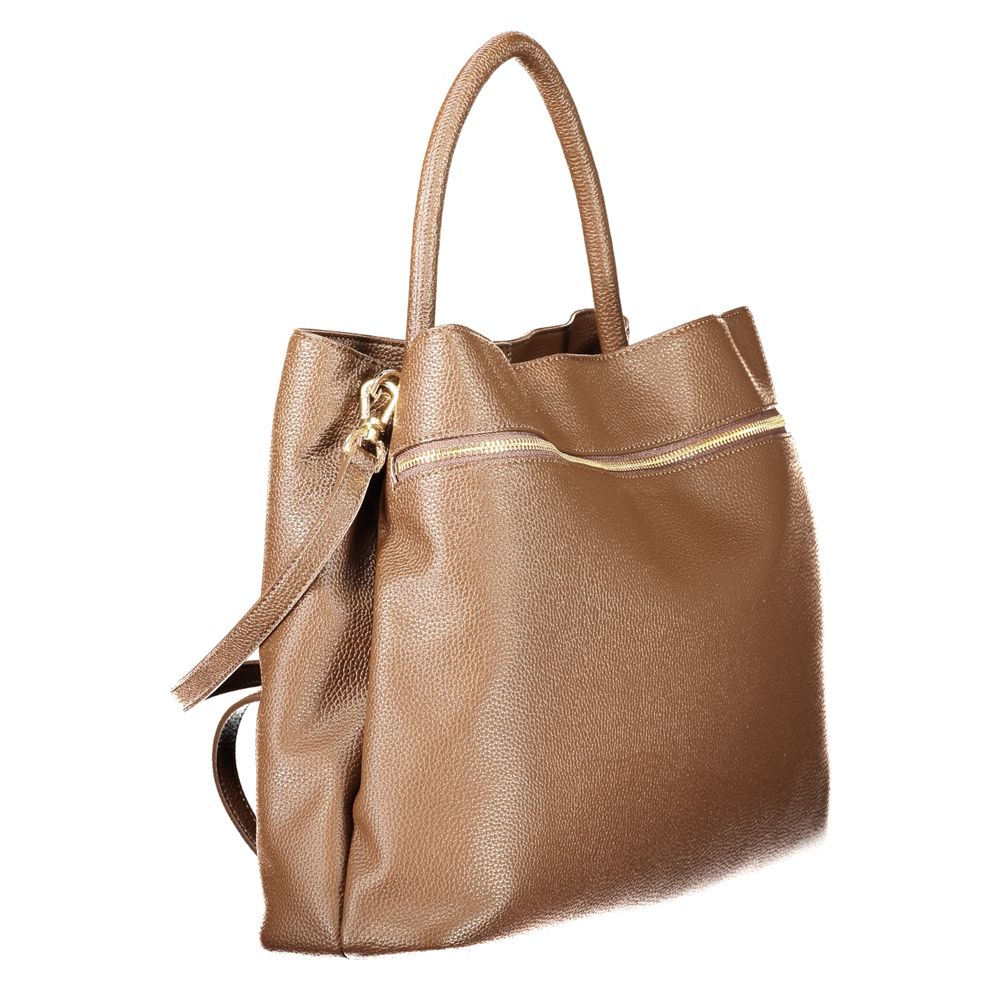 Twinset Marrone Poliuretano Woman Tote - view 3
