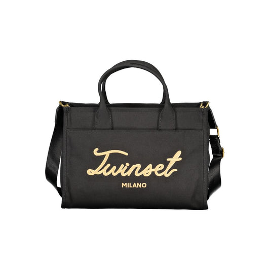 Twinset Nero Cotton Women Tote - YSONA