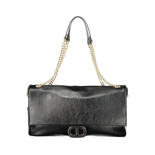 Twinset Nero Poliuretano Woman Shoulder Bag - YSONA