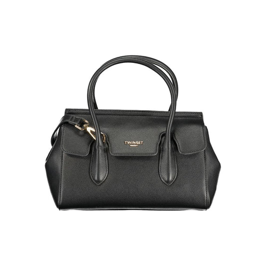 Twinset Nero Poliuretano Womens Handbag - YSONA