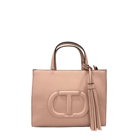 Twinset Pink PU Women Handbag - YSONA