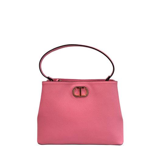 Twinset Pink PU Women Handbag - YSONA