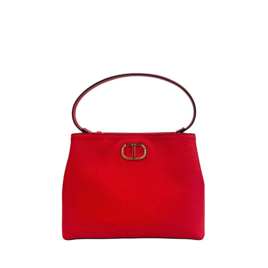 Twinset Red PU Women Handbag - YSONA