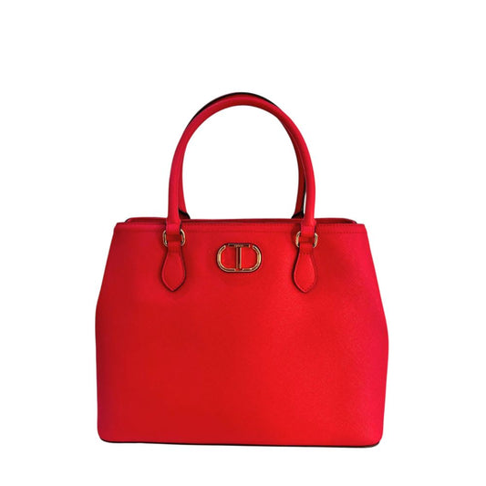 Twinset White PU Women Handbag - YSONA