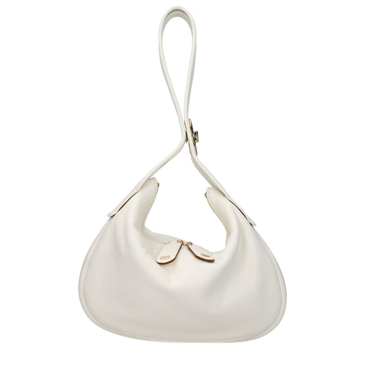 Valentino Garavani Beige Leather Handbag - YSONA