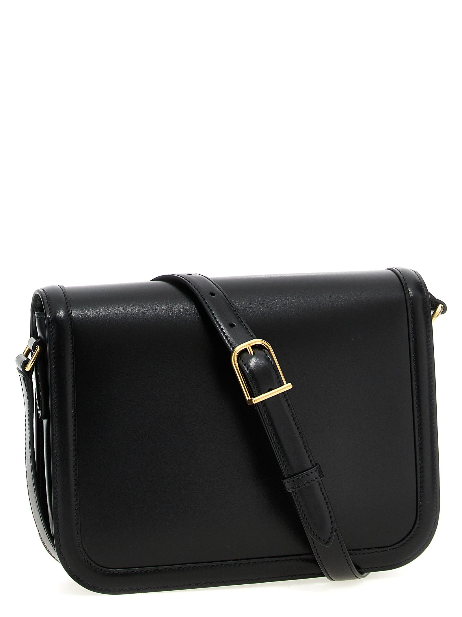 Valentino Garavani Black Calfskin Shoulder Bag - view 2