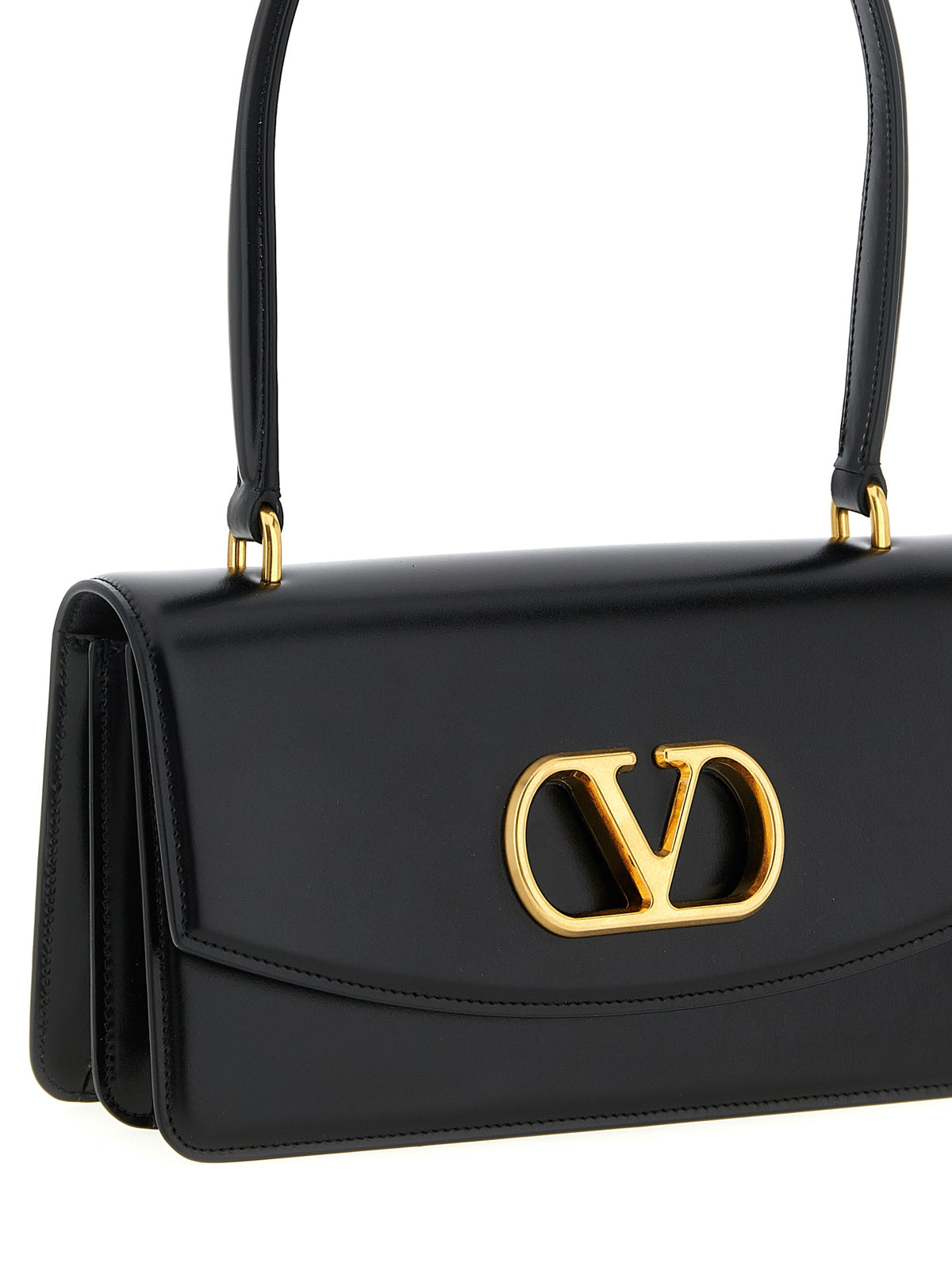 Valentino Garavani Black Calfskin Shoulder Bag - view 3