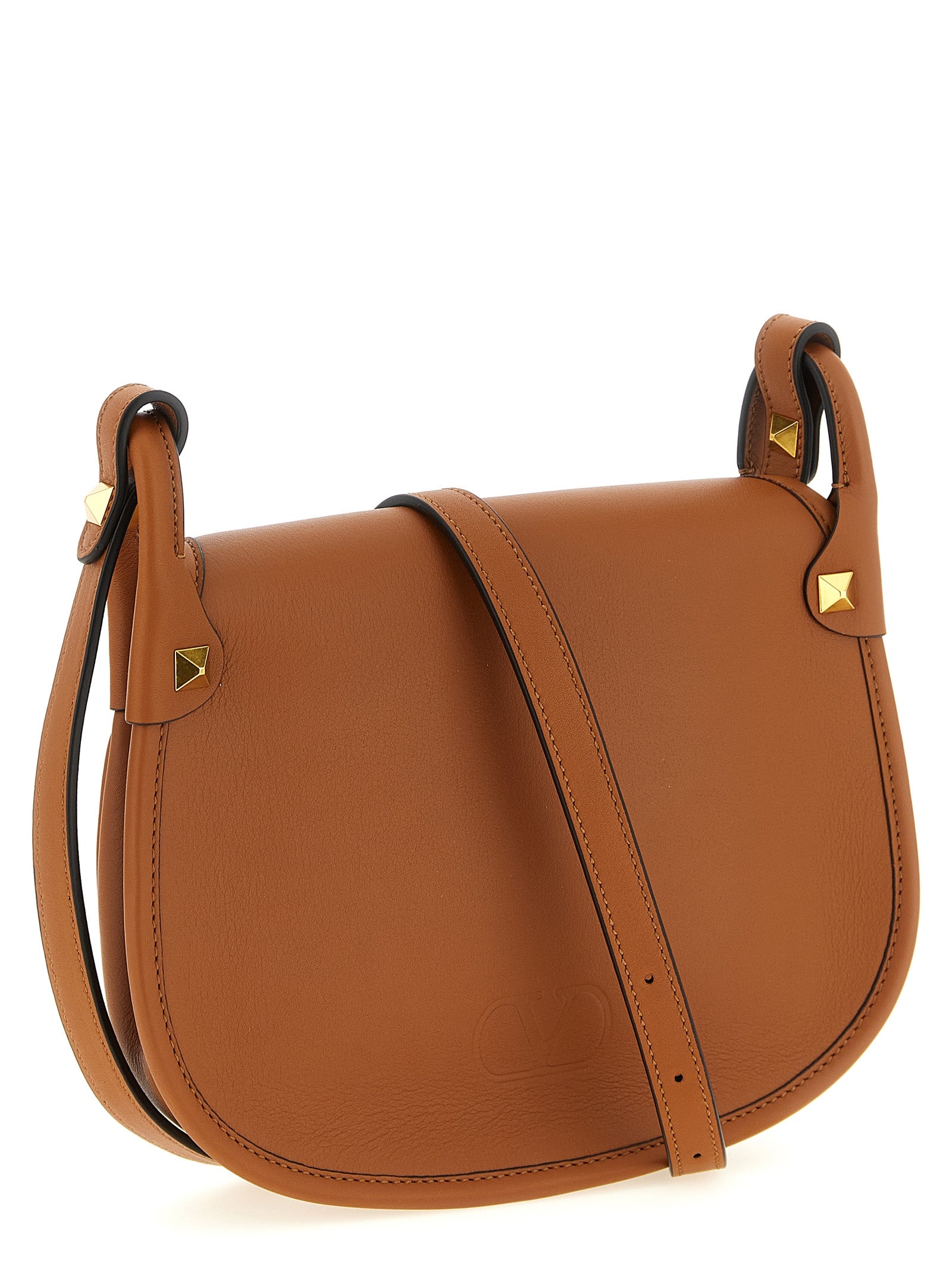 Valentino Garavani Brown Calfskin Shoulder Bag - view 2