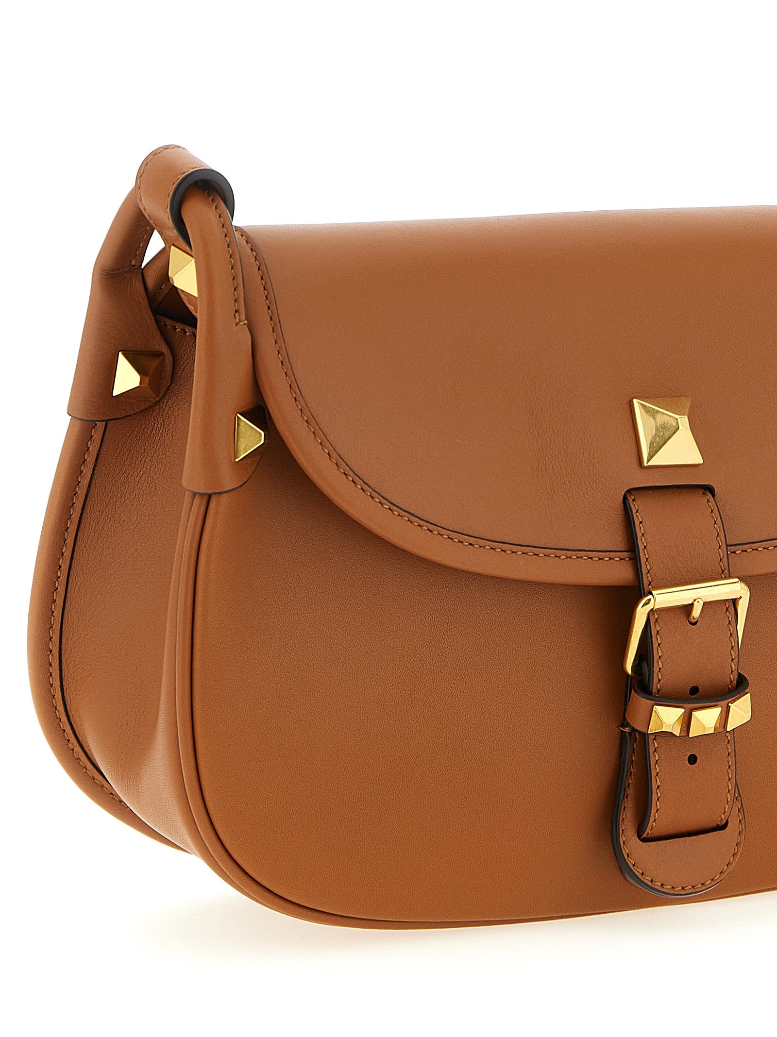 Valentino Garavani Brown Calfskin Shoulder Bag - view 3
