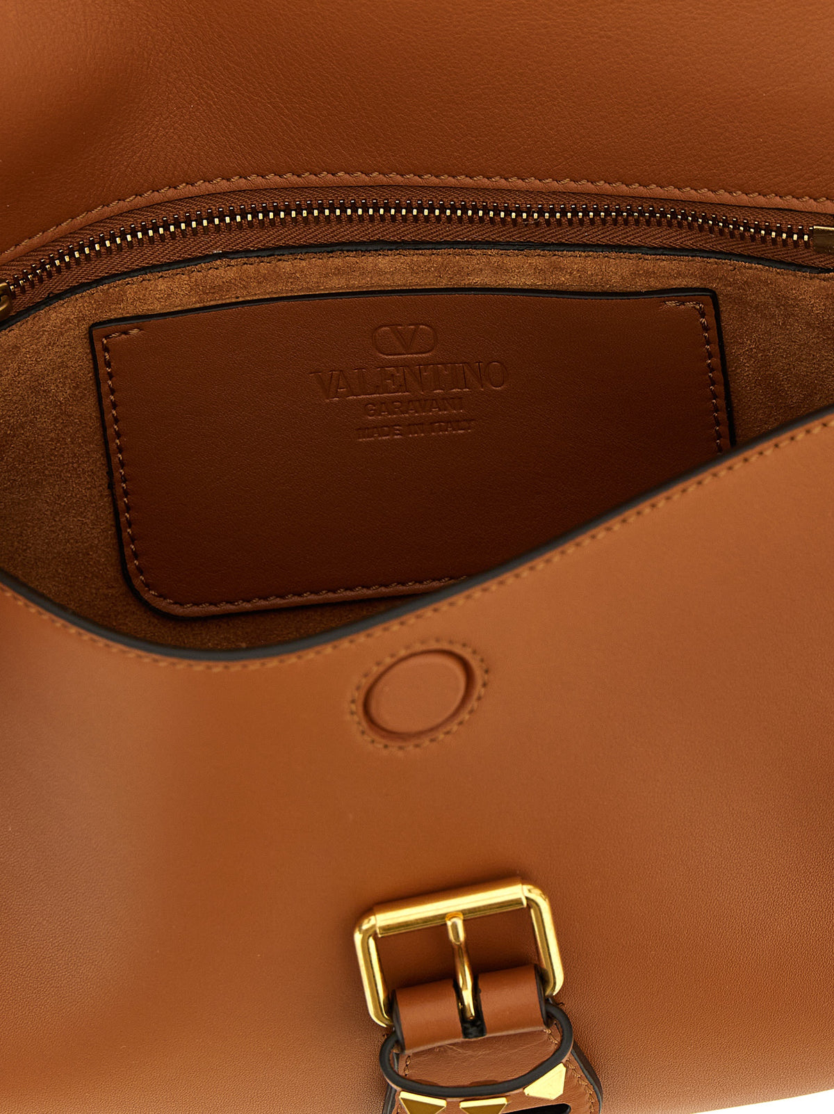 Valentino Garavani Brown Calfskin Shoulder Bag - view 4
