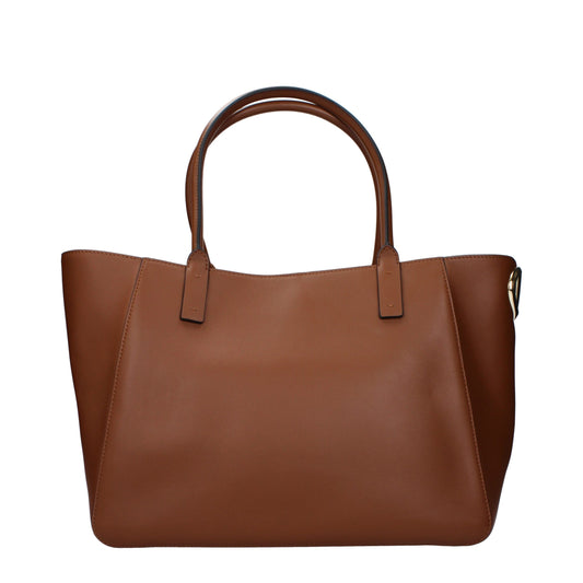 Valentino Garavani Brown Leather Handbag - YSONA