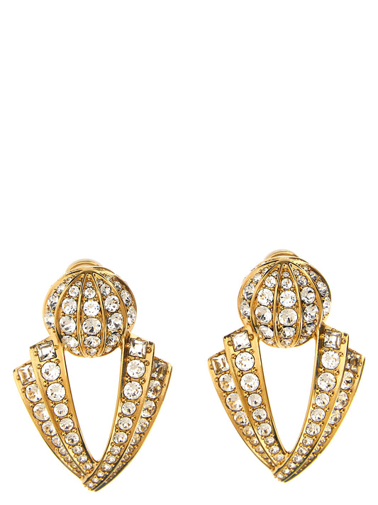 Valentino Garavani Gold Brass Earrings - YSONA