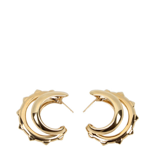 Valentino Garavani Gold Metal Earrings - YSONA