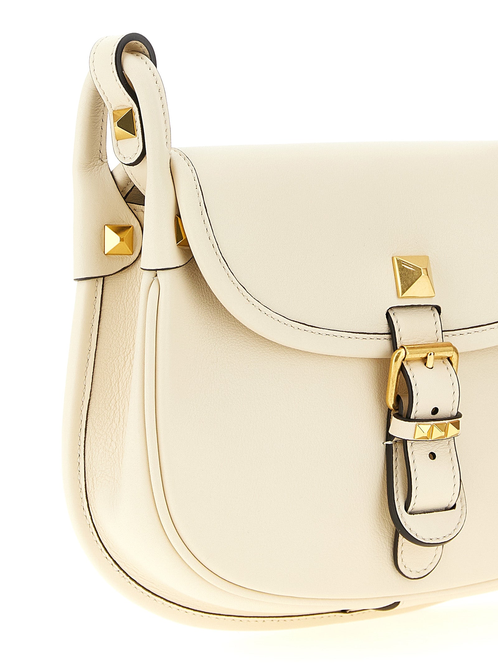 Valentino Garavani White Calfskin Shoulder Bag - view 3