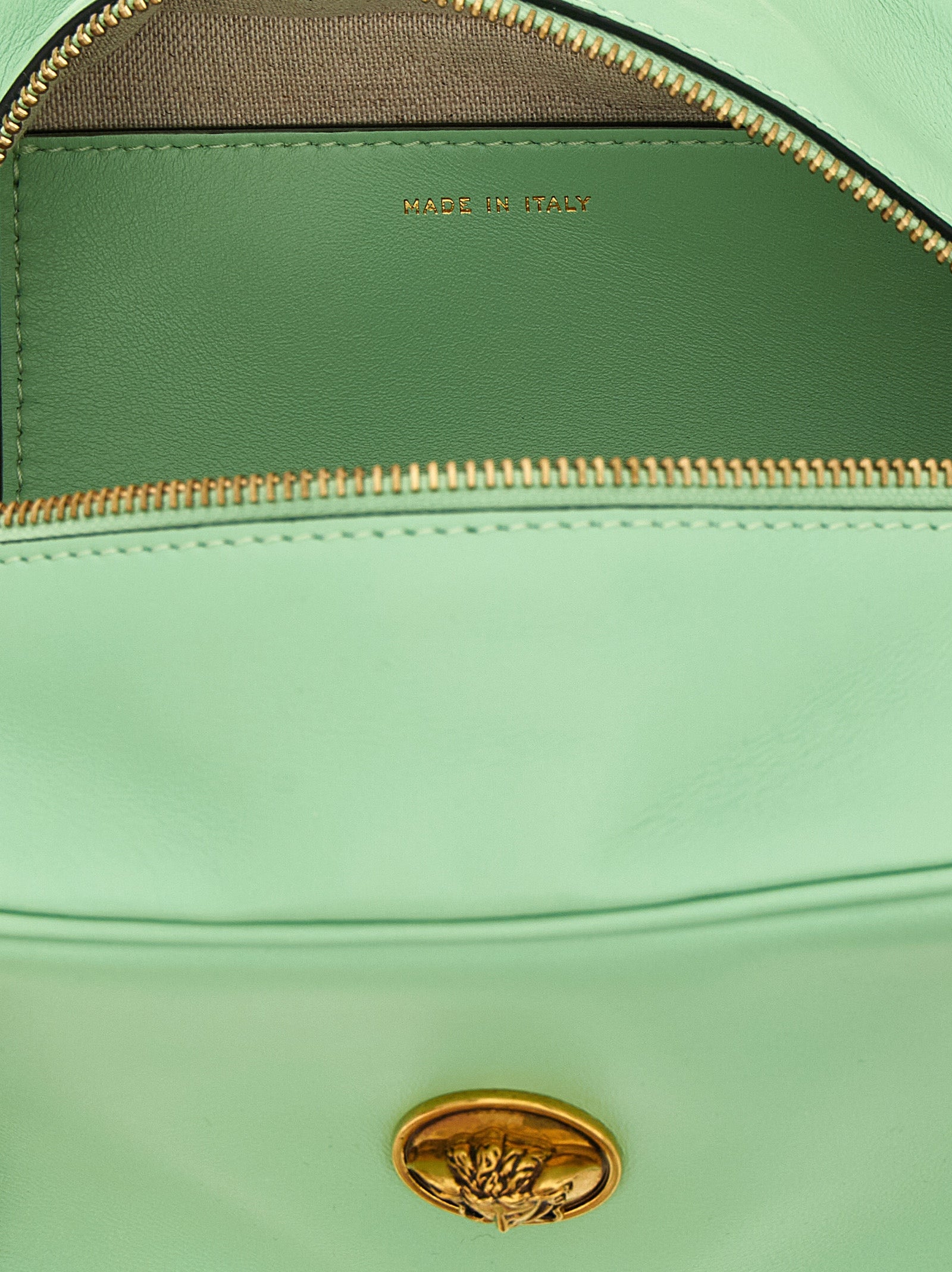 Versace Bicolor Lamb Leather Shoulder Bag - view 4