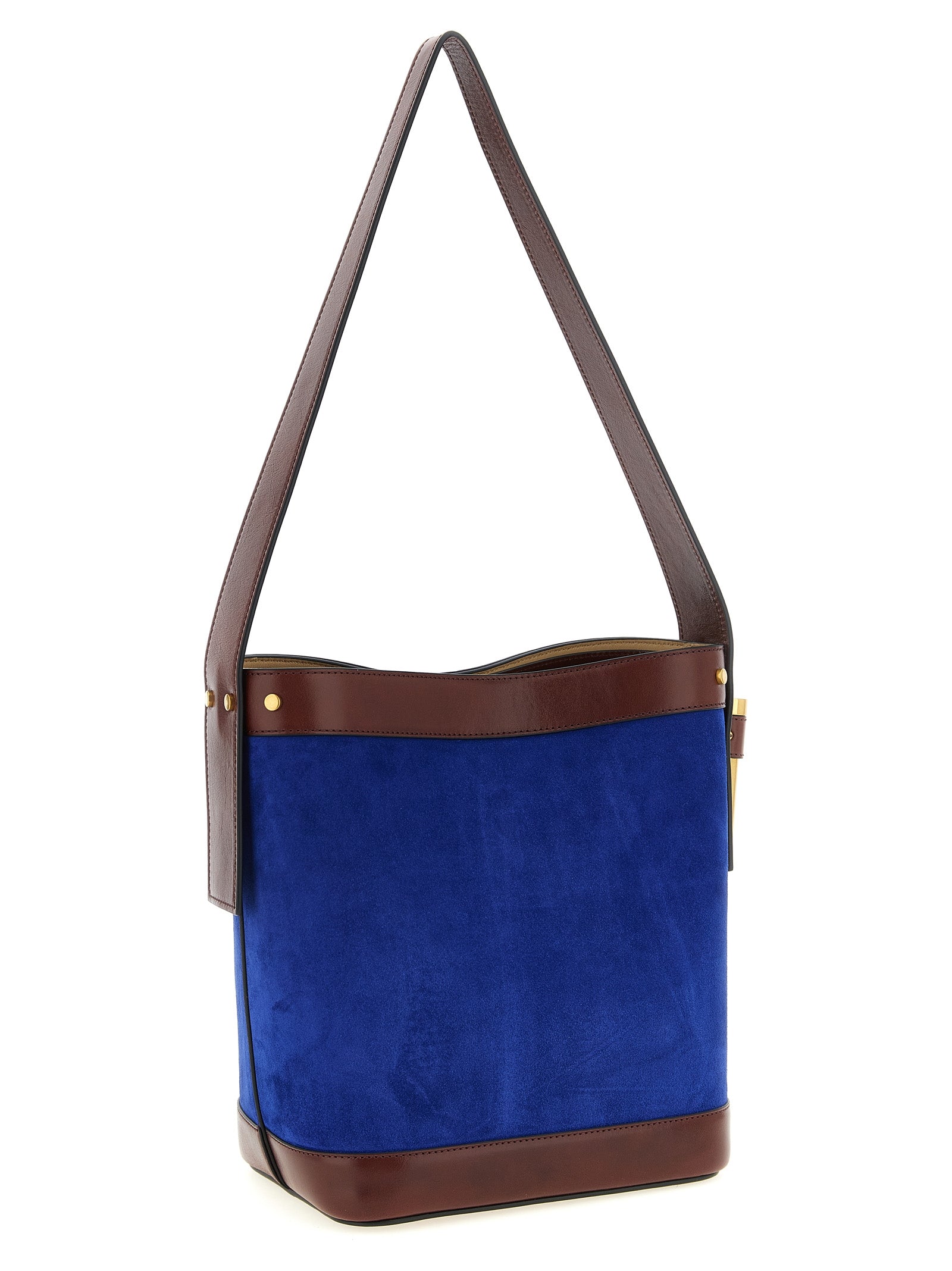 Versace Blue Calfskin Shoulder Bag - view 2