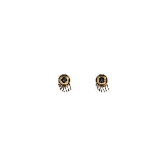 Versace Gold Brass Earrings - YSONA