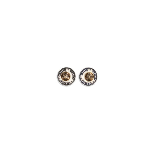Versace Gray Brass Earrings - YSONA