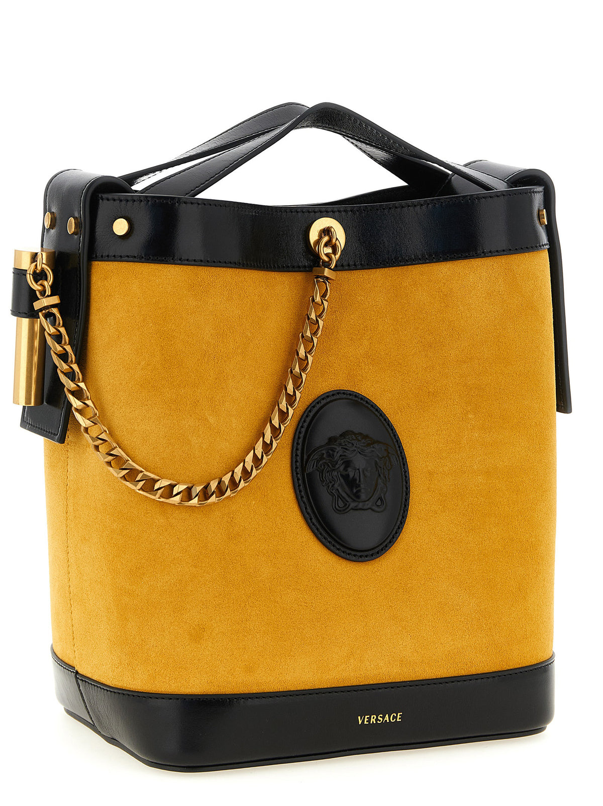 Versace Multicolor Calfskin Shoulder Bag - view 3