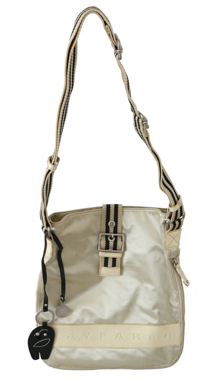 WAYFARER Beige Handbag Shoulder Tote Fabric Purse - YSONA