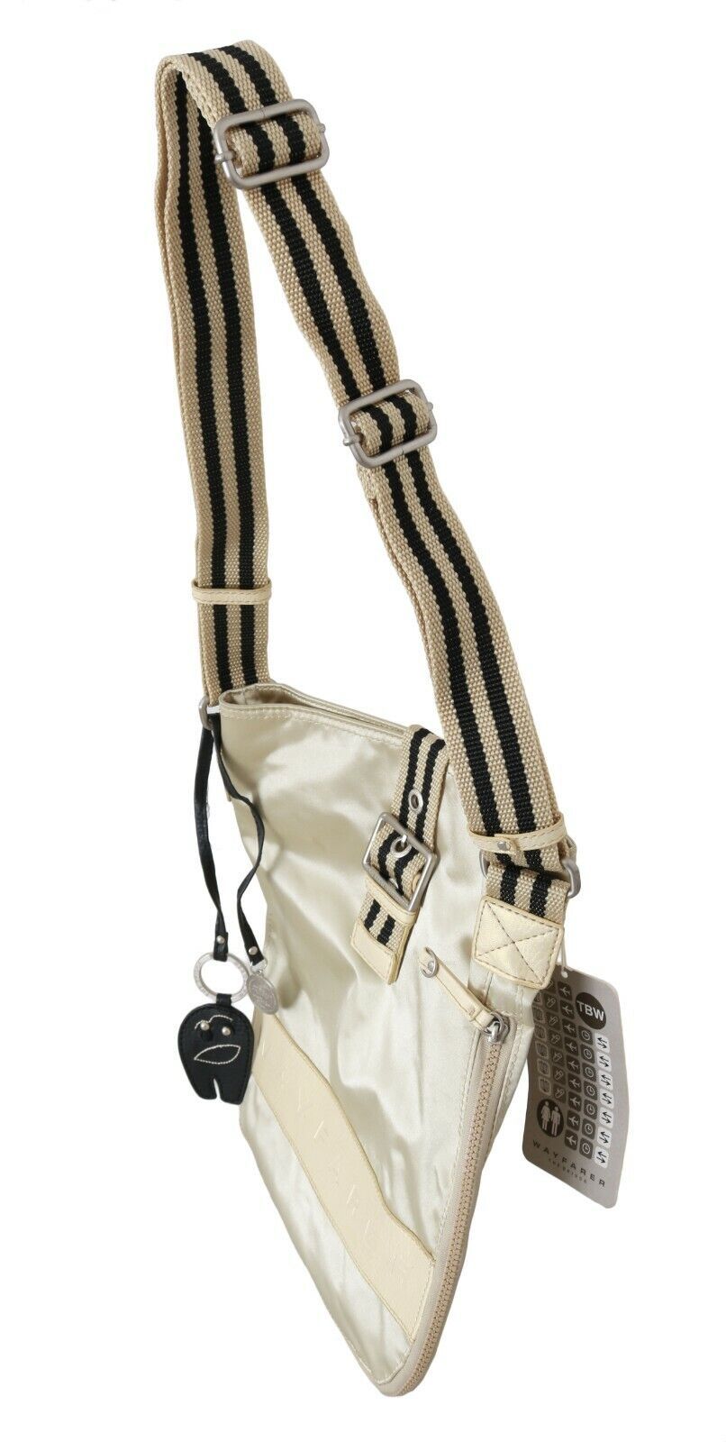 WAYFARER Beige Handbag Shoulder Tote Fabric Purse - view 2