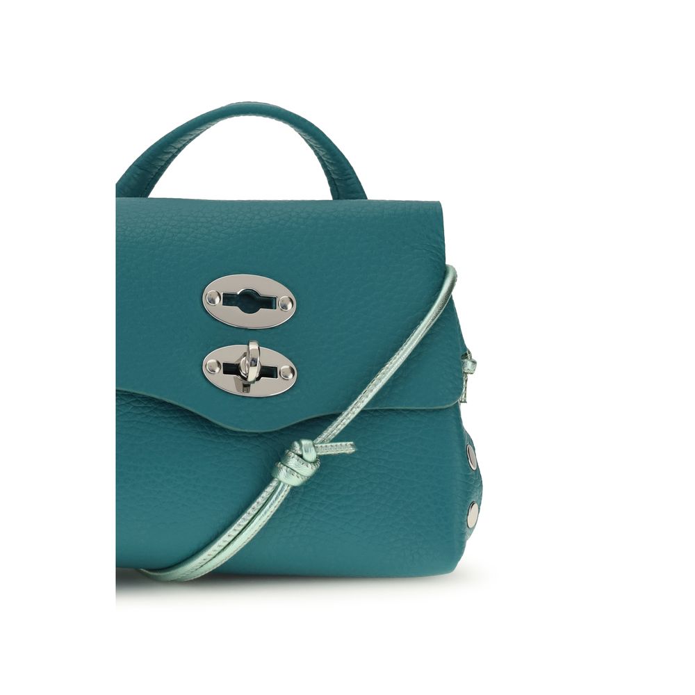 Zanellato Bicolor Calf Leather Bos Taurus Shoulder Bag - view 4