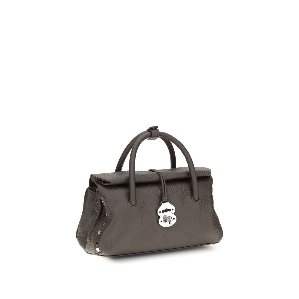Zanellato Brown Calf Leather Bos Taurus Shoulder Bag - view 2