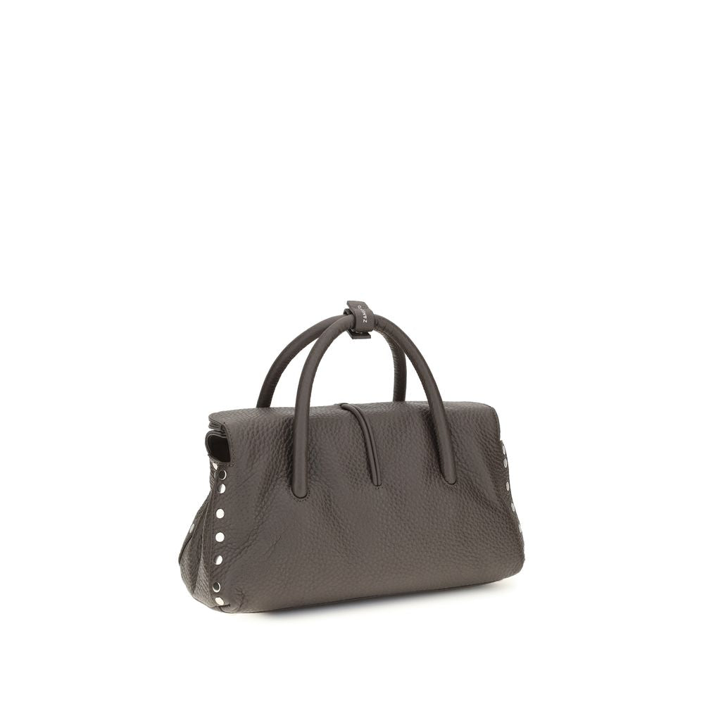 Zanellato Brown Calf Leather Bos Taurus Shoulder Bag - view 3